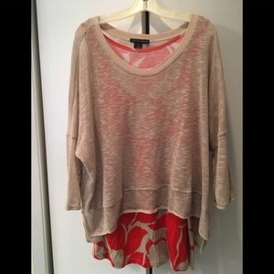 Lightweight layered sweater